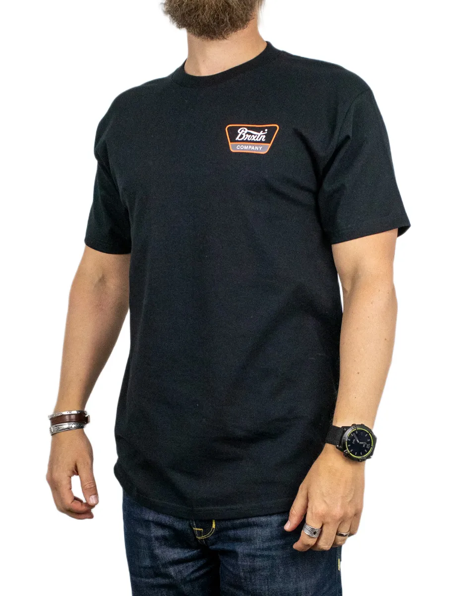 Brixton - T-Shirt - Linwood - Svart - Image 4
