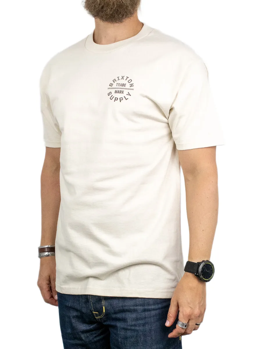 Brixton - T-Shirt - Oath V - Krämvit - Image 3