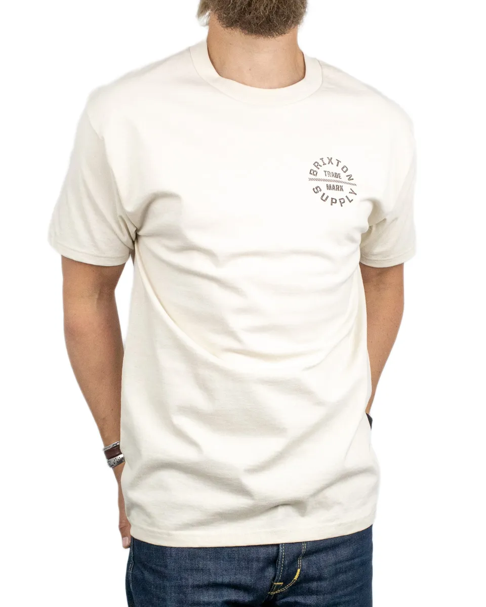 Brixton - T-Shirt - Oath V - Krämvit - Image 4