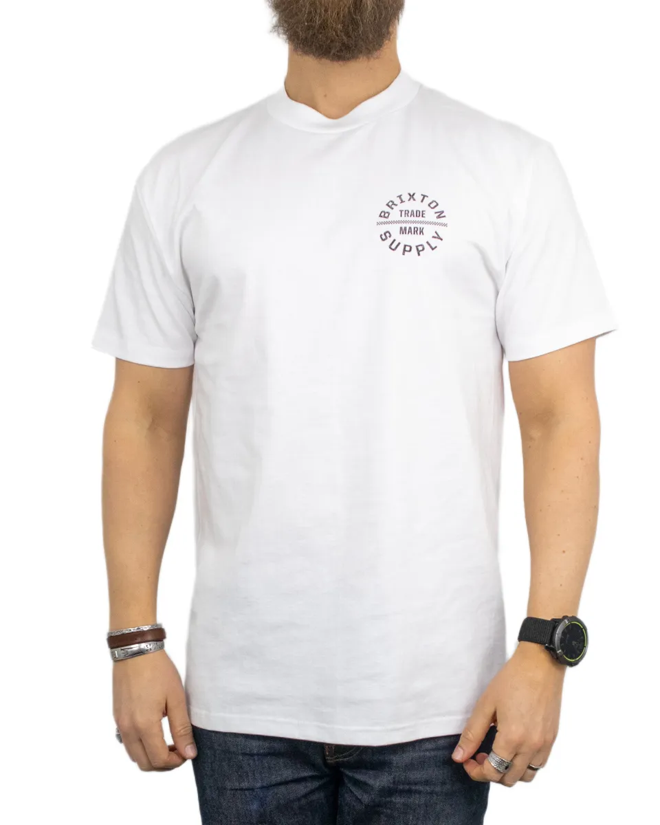 Brixton - T-Shirt - Oath - Vit - Image 2