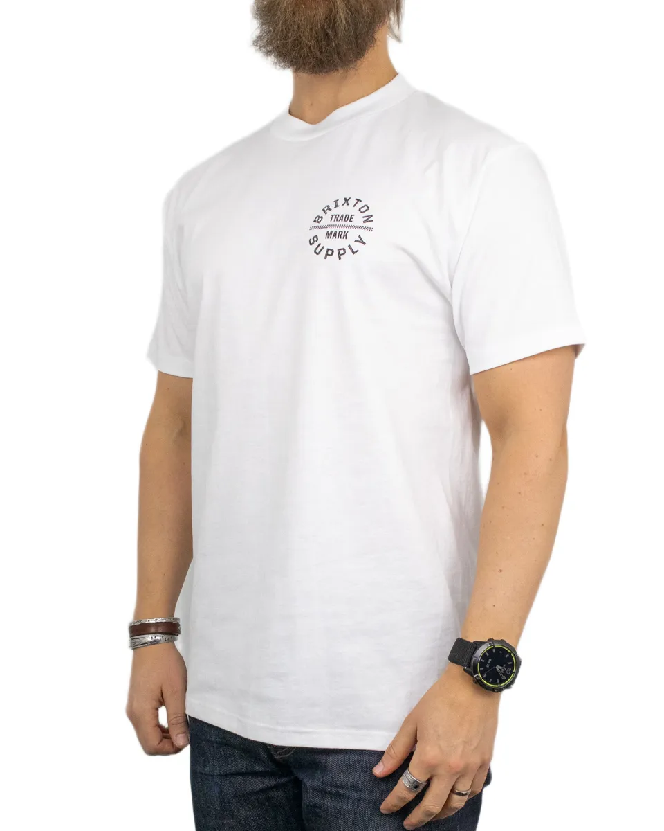 Brixton - T-Shirt - Oath - Vit - Image 3