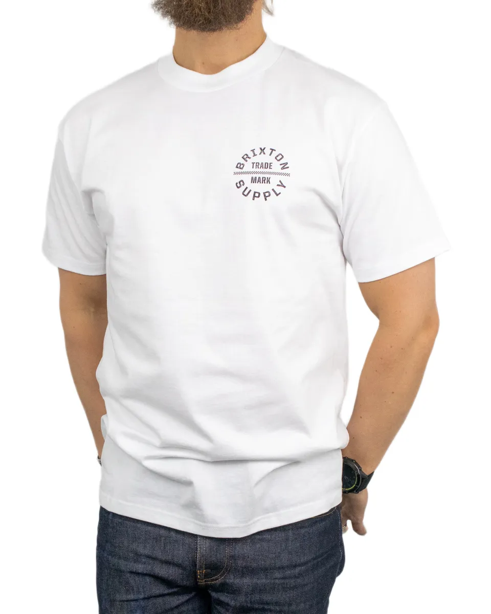 Brixton - T-Shirt - Oath - Vit - Image 4