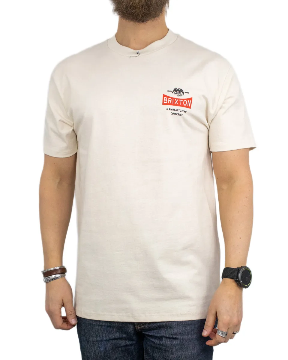 Brixton - T-Shirt - Pinnacle - Offwhite - Image 2