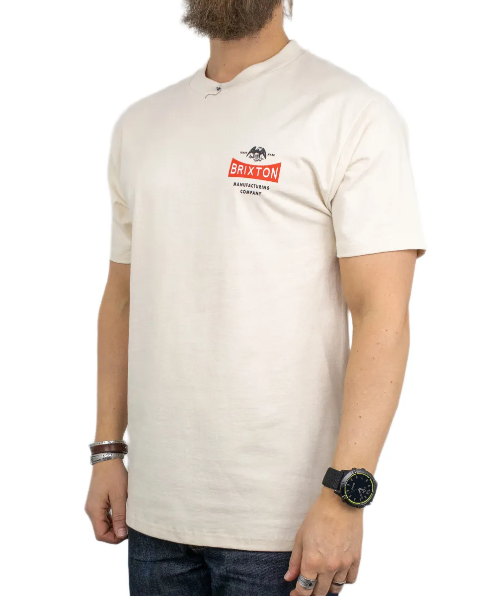 Brixton - T-Shirt - Pinnacle - Offwhite - Image 3