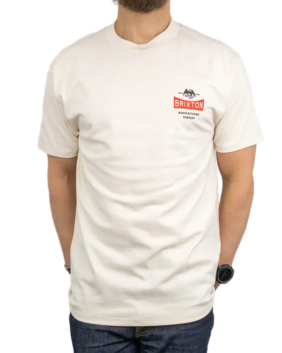 Brixton - T-Shirt - Pinnacle - Offwhite - Image 4