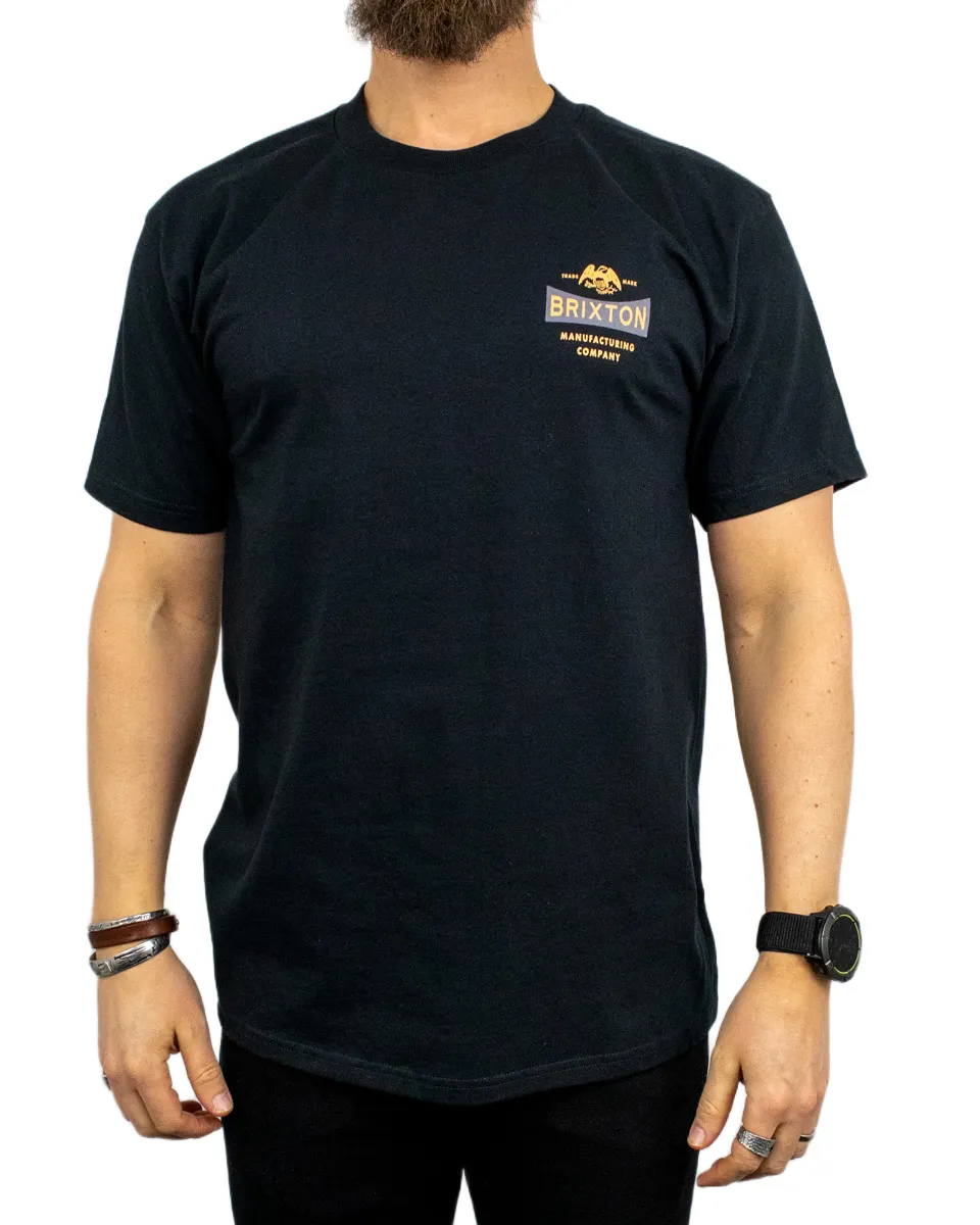 Brixton - T-Shirt - Pinnacle - Svart - Image 2