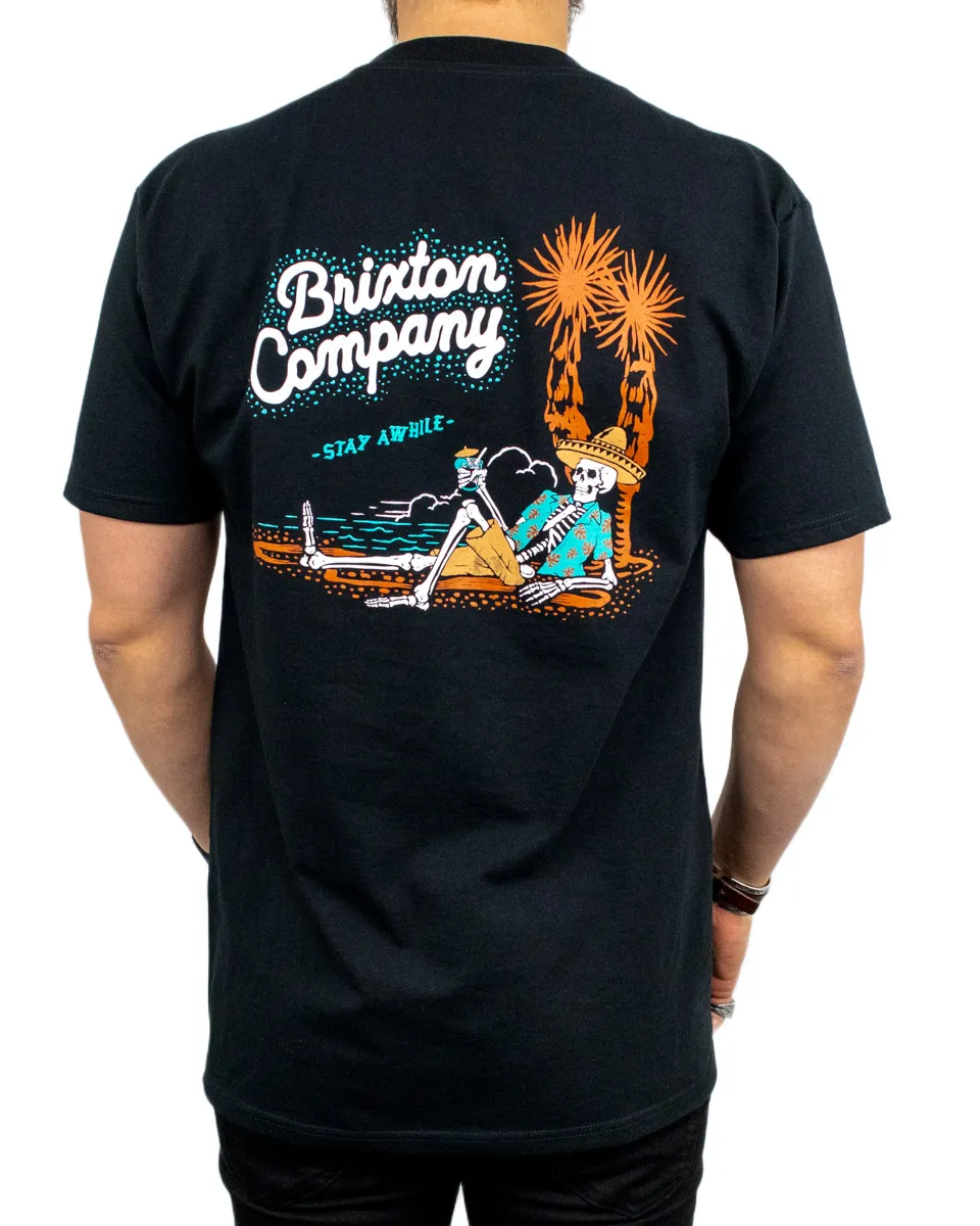 Brixton - T-Shirt - Stay While - Svart