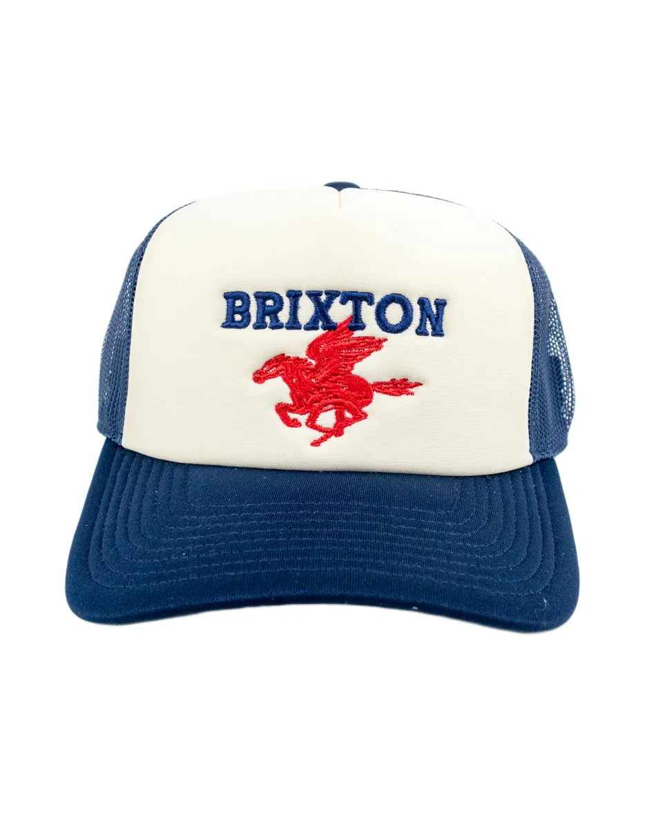 Brixton - TruckerKeps - Pegasus - Vit/Blå - Image 2