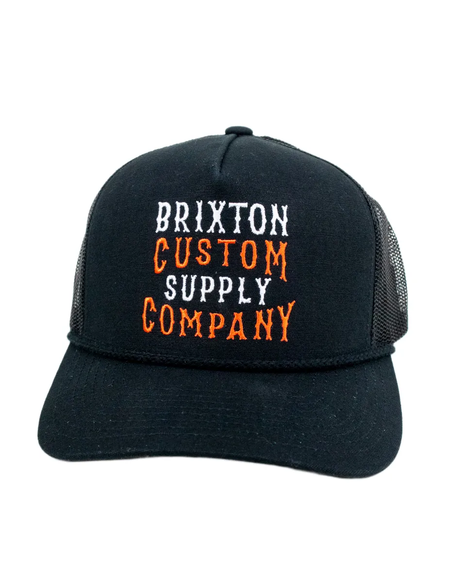 Brixton - Truckerkeps - Wheaton - Svart