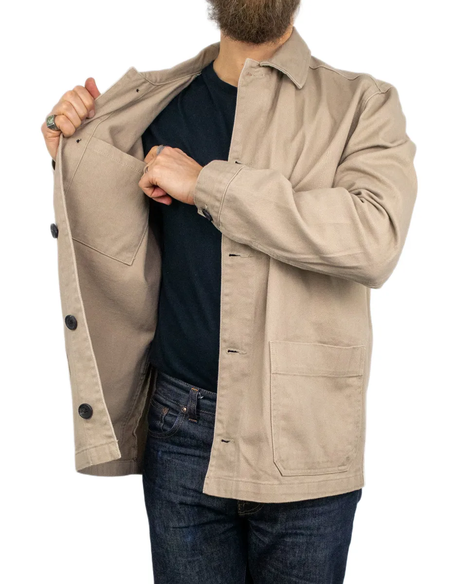 Bros Co - Cotton Canvas Work Jacket - Light Brown - Image 4