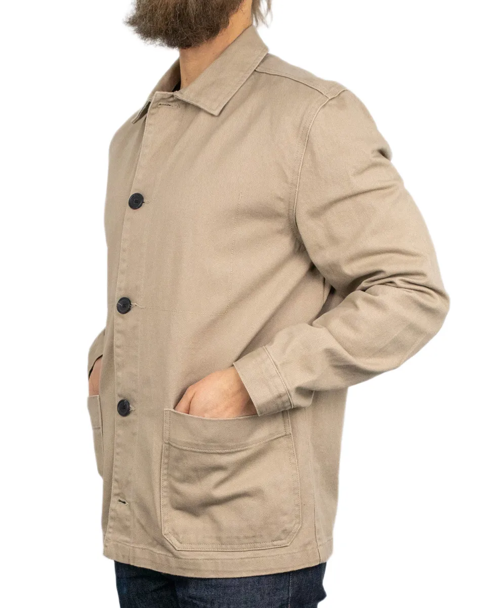 Bros Co - Cotton Canvas Work Jacket - Light Brown - Image 5