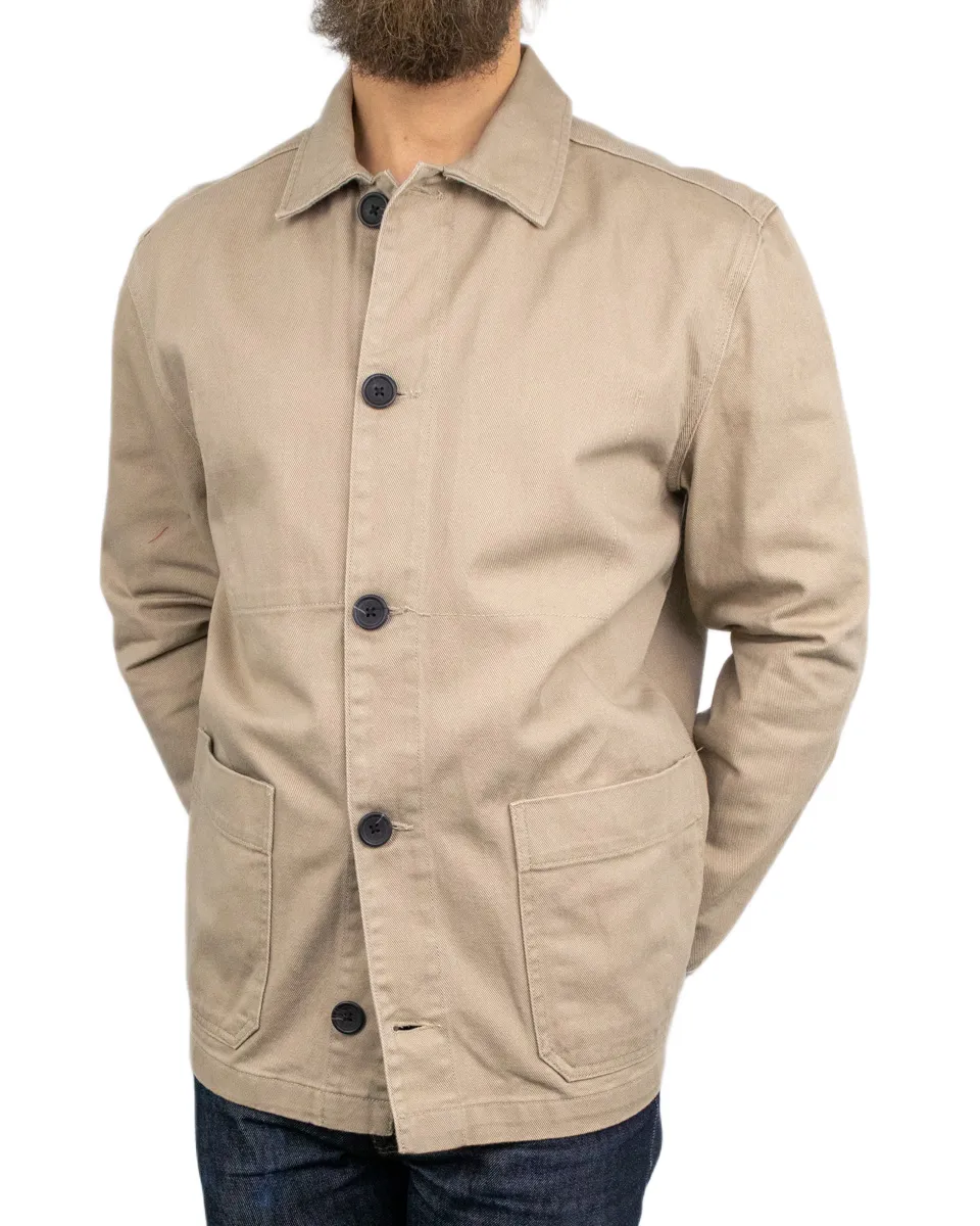 Bros Co - Cotton Canvas Work Jacket - Light Brown - Image 7