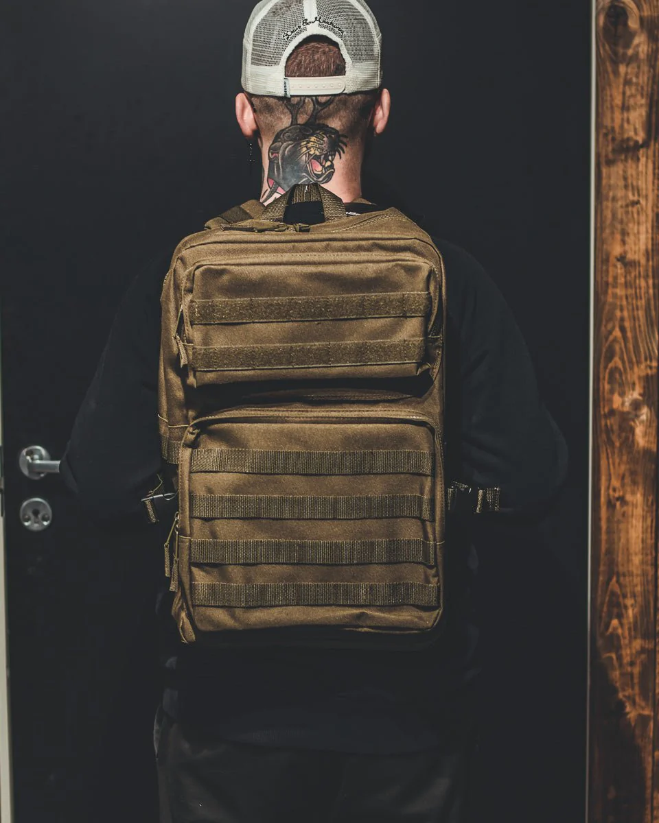 Bros Co. - Ryggsäck MOLLE Grön - Tactical 25L - Image 2