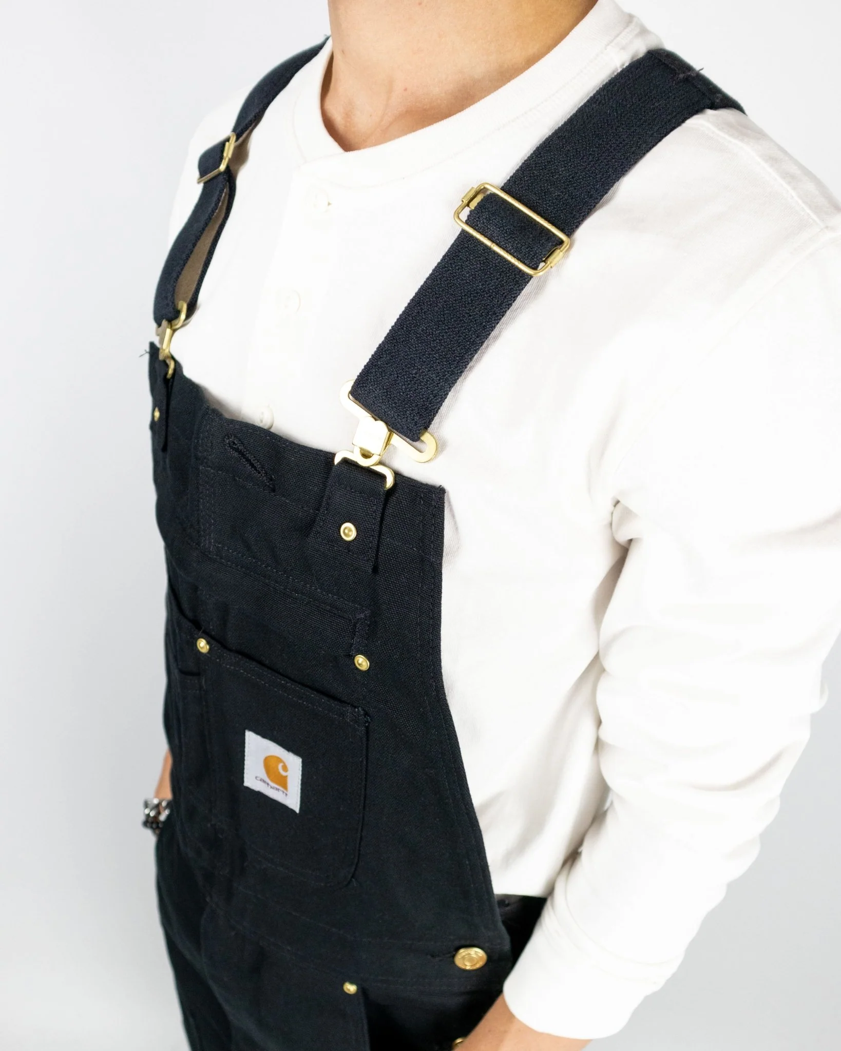Carhartt Workwear - Hänglsebyxor - Bib Overall - Svart - Image 11