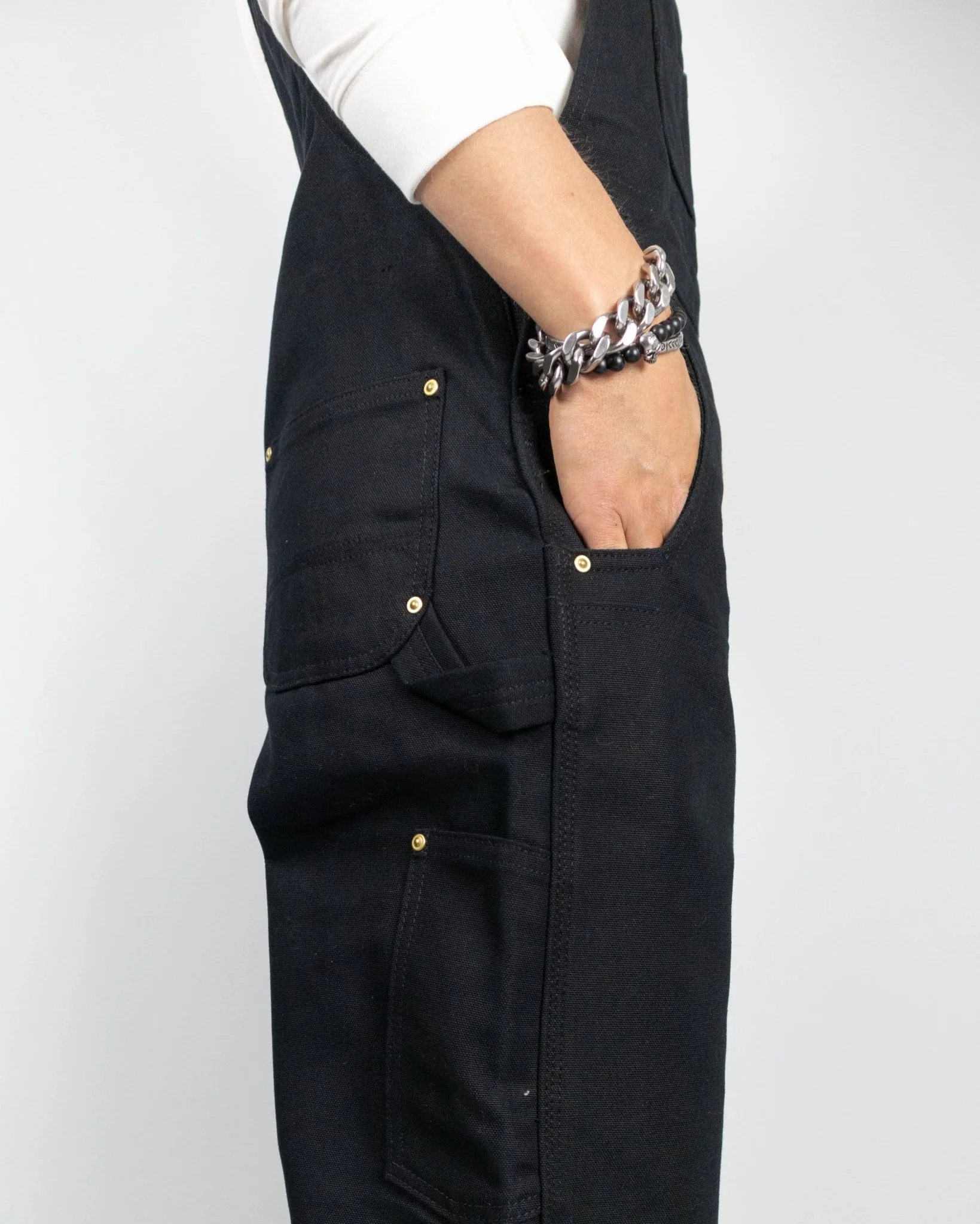 Carhartt Workwear - Hänglsebyxor - Bib Overall - Svart - Image 8
