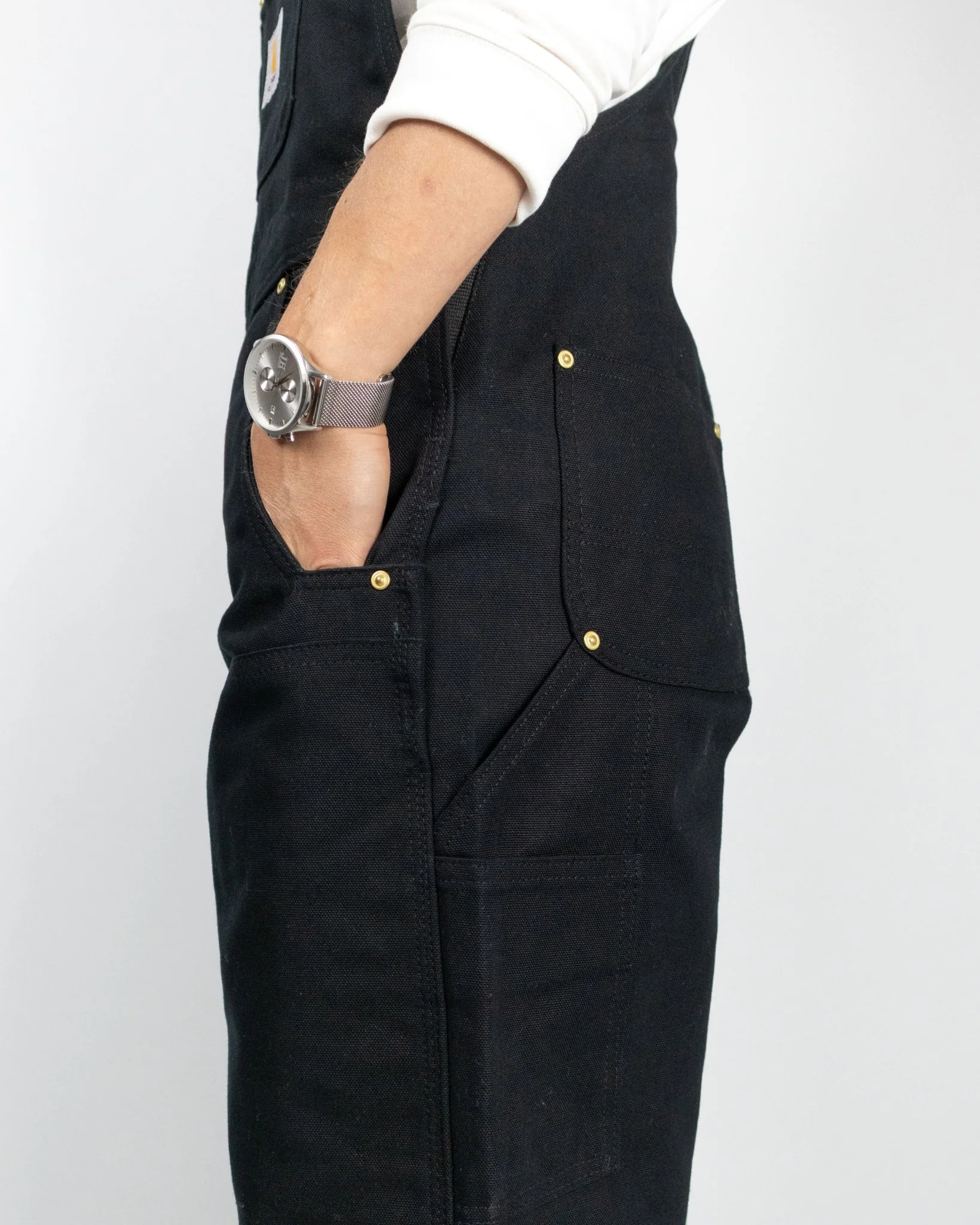 Carhartt Workwear - Hänglsebyxor - Bib Overall - Svart - Image 9