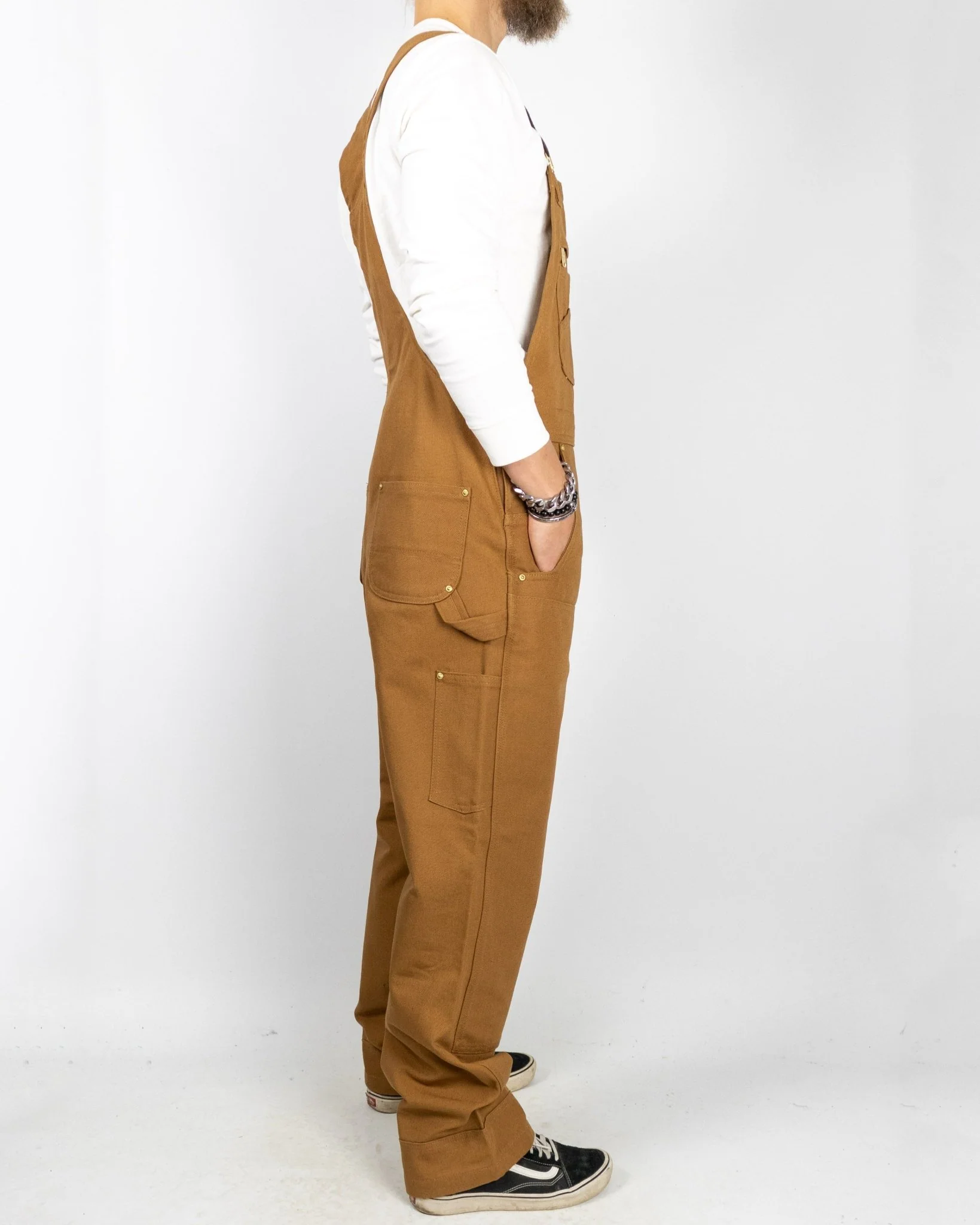 Carhartt - Hängslebyxor - Bib Overall - Carhartt Brown - Image 10