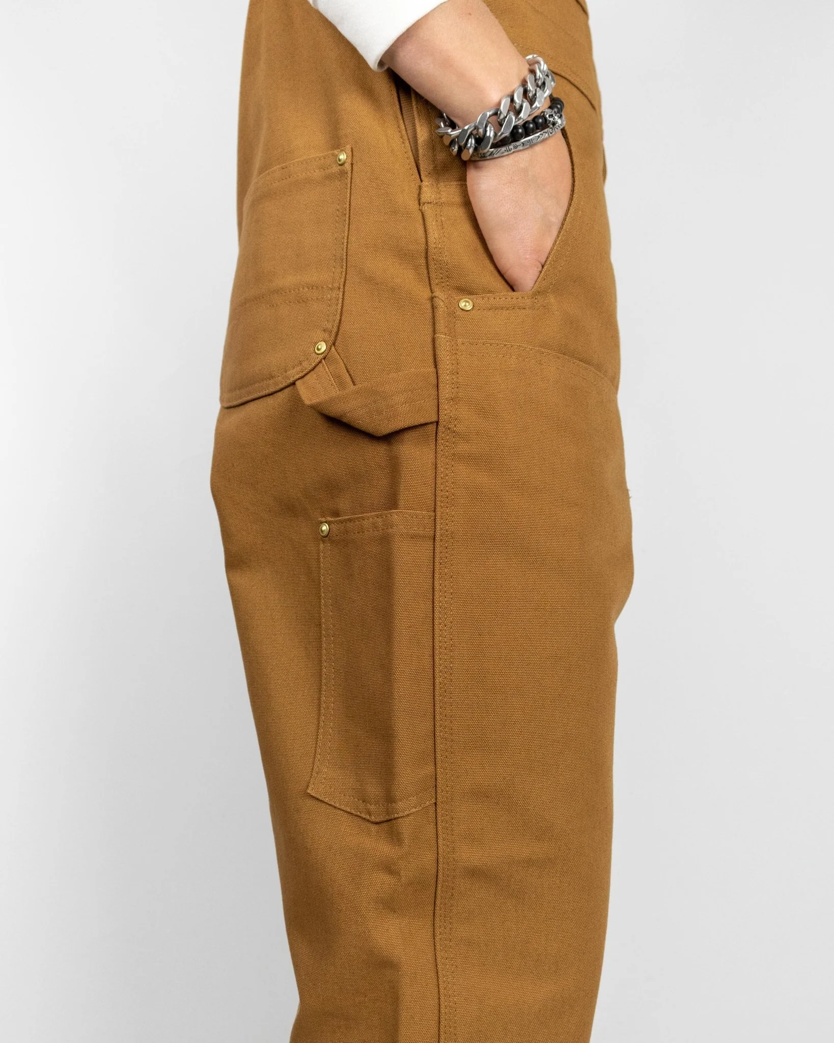 Carhartt - Hängslebyxor - Bib Overall - Carhartt Brown - Image 4