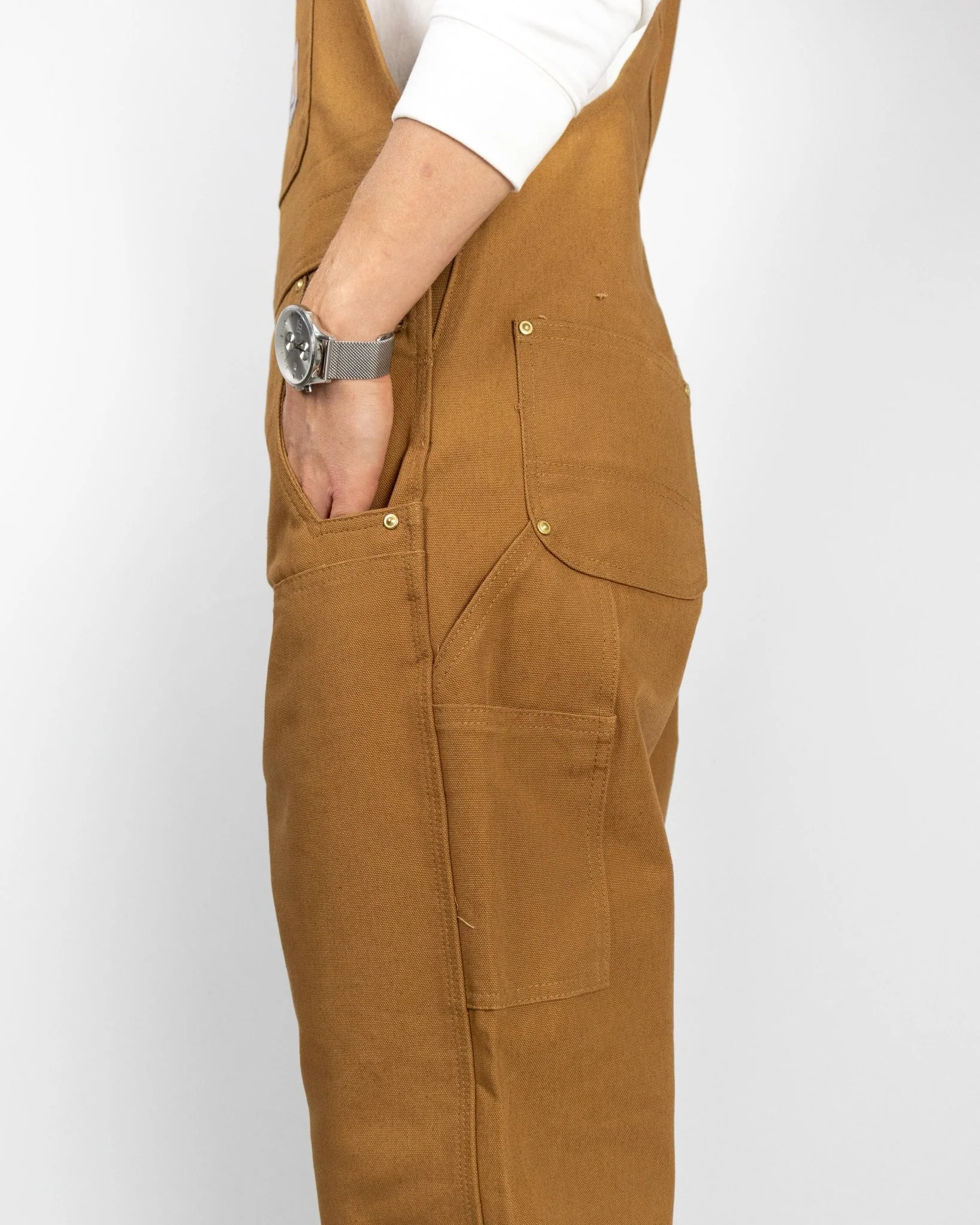 Carhartt - Hängslebyxor - Bib Overall - Carhartt Brown - Image 5
