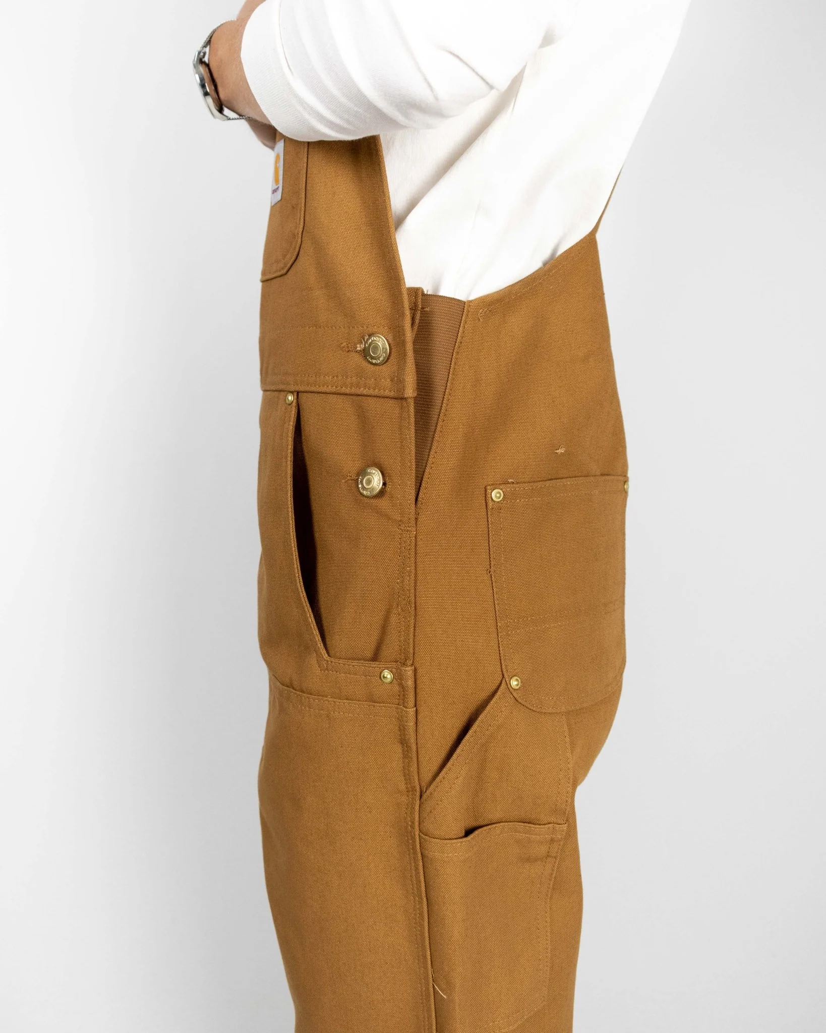 Carhartt - Hängslebyxor - Bib Overall - Carhartt Brown - Image 7