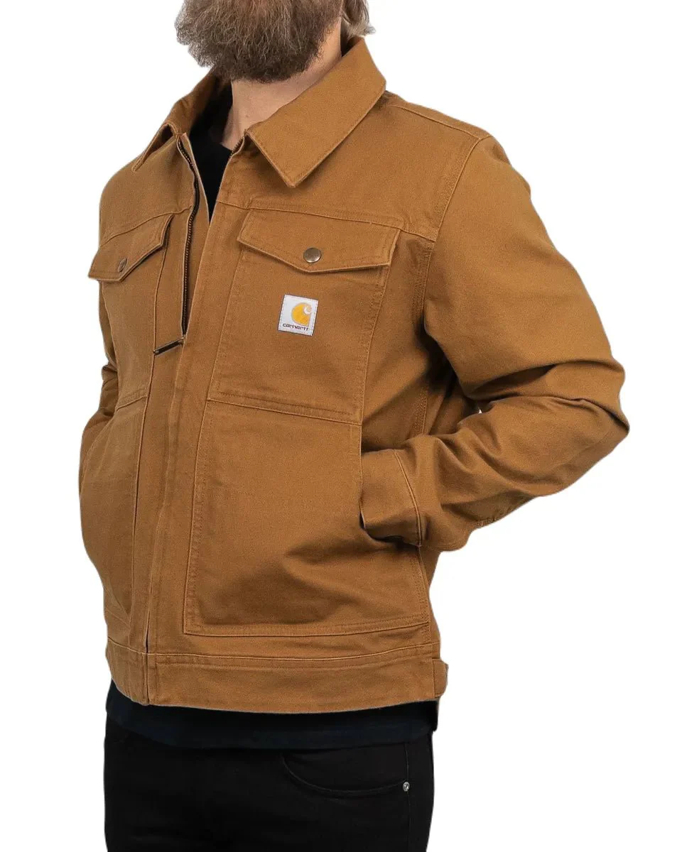Carhartt - Canvas Jacka Ofodrad - Relaxed Fit Duck Canvas - Brun - Image 2