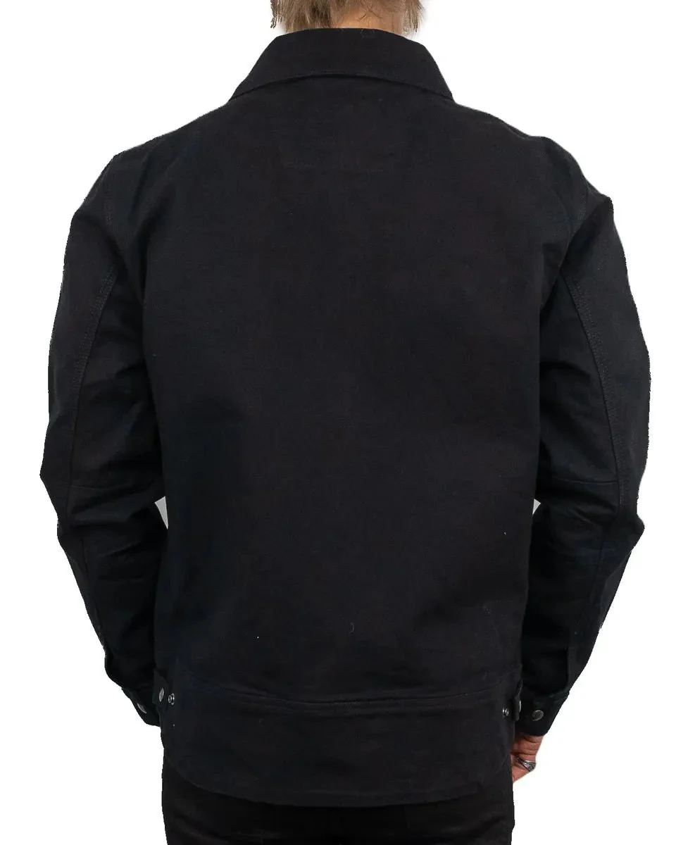 Carhartt - Canvas Jacka Ofodrad - Relaxed Fit Duck Canvas - Svart - Image 7