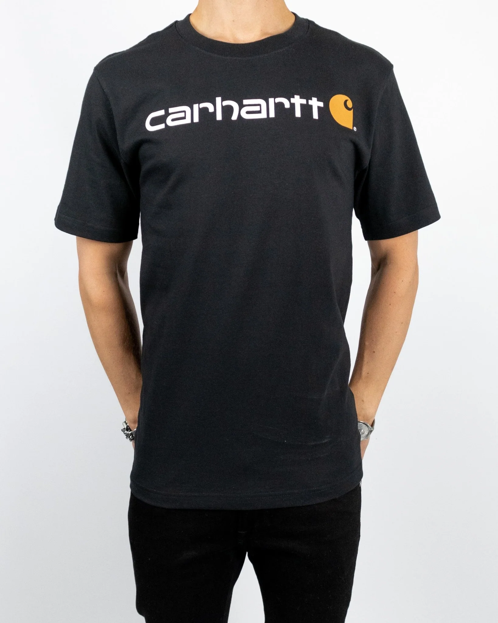 Carhartt - Core Logo Tee Black - Image 4