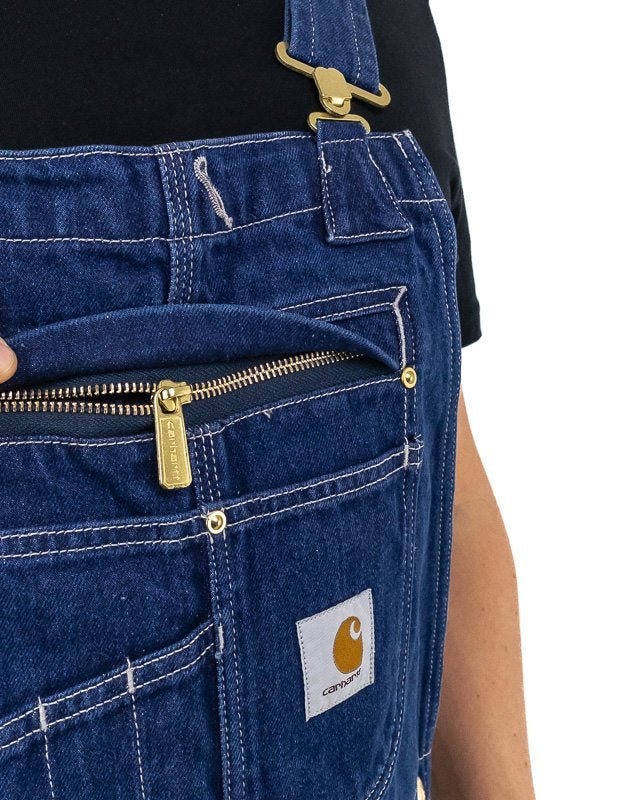 Carhartt - Hängselbyxa Denin - Denim BIB - Image 7