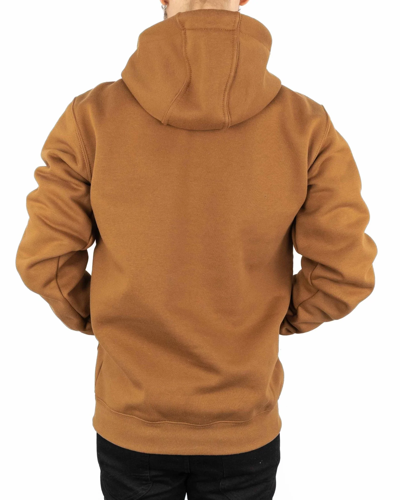 Carhartt - Hoodie Brun - Sleeve Logo - Image 3