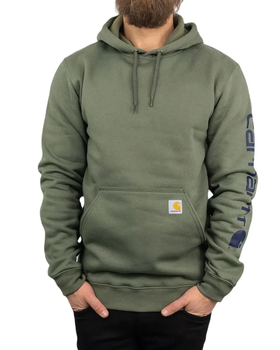 Carhartt - Luvtröja - Sleeve Logo - Olivgrön - Image 5