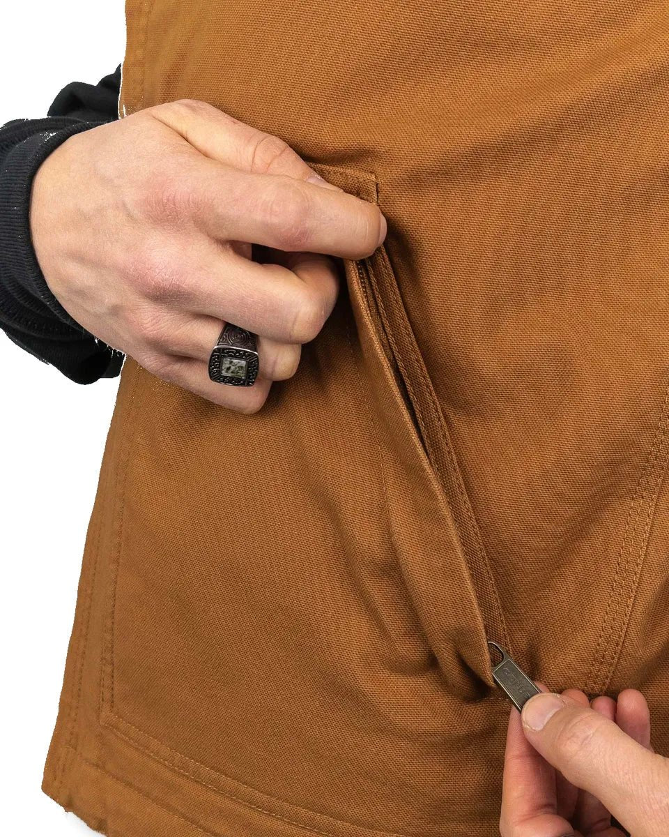 Carhartt - Montana Väst - Brun Duck Canvas - Image 9