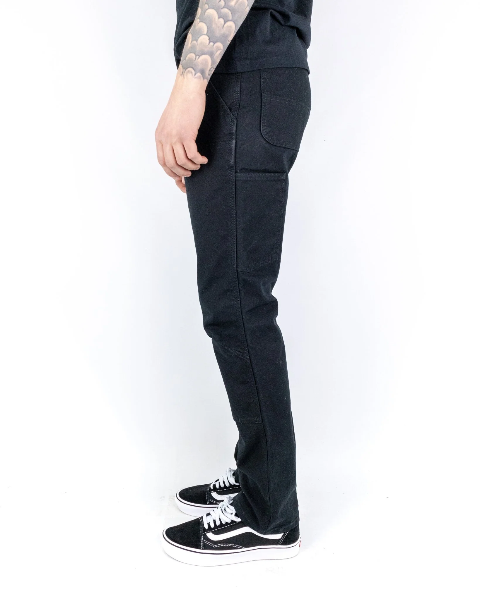 Carhartt Workwear - Canvasbyxor - Stretch Duck Double Front - Svart - Image 4