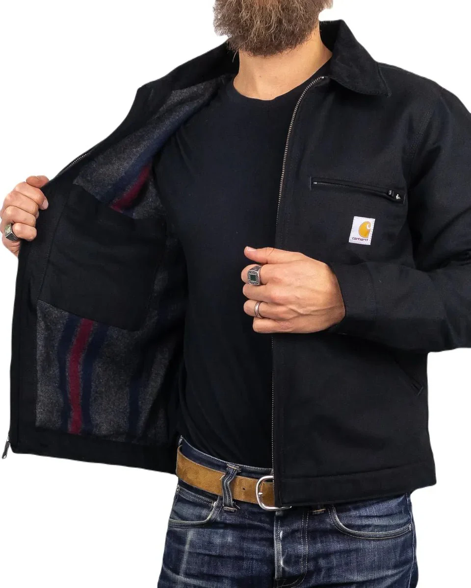 Carhartt Workwear - Detroit Jacka - Duck Detroit - Svart - Image 7