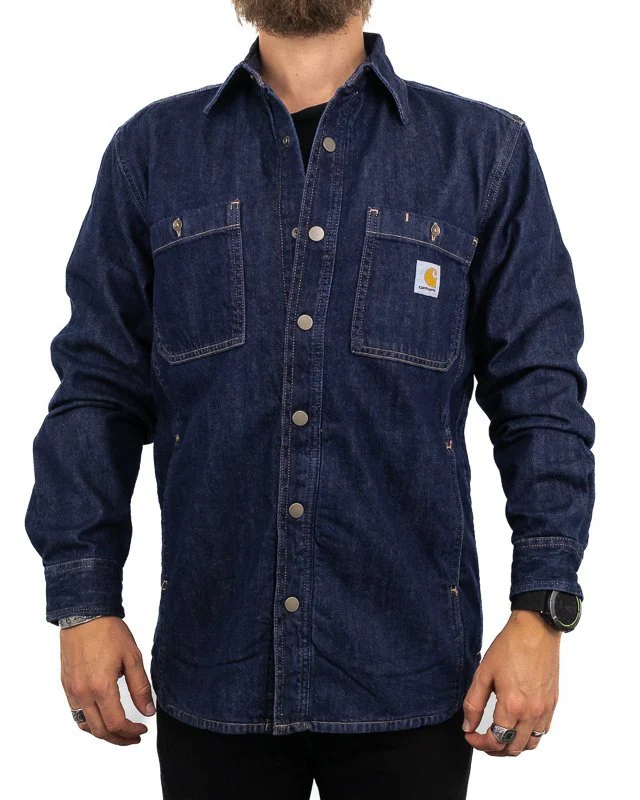 Carhartt Workwear - Jeansskjorta Fodrad - Blå - Image 3