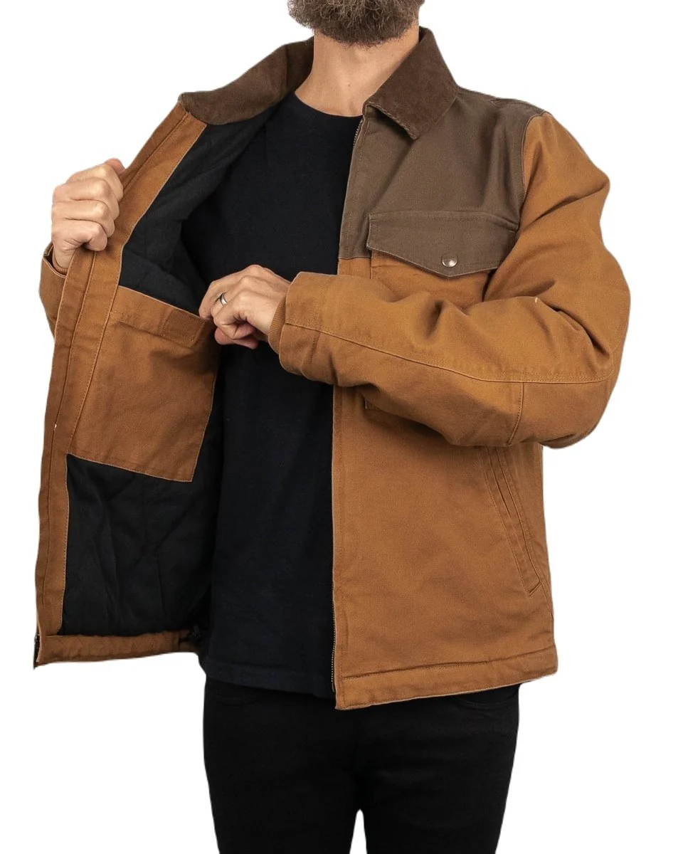 Carhartt Workwear - Montana Fodrad Jacka - Duck Canvas - Brun - Image 2