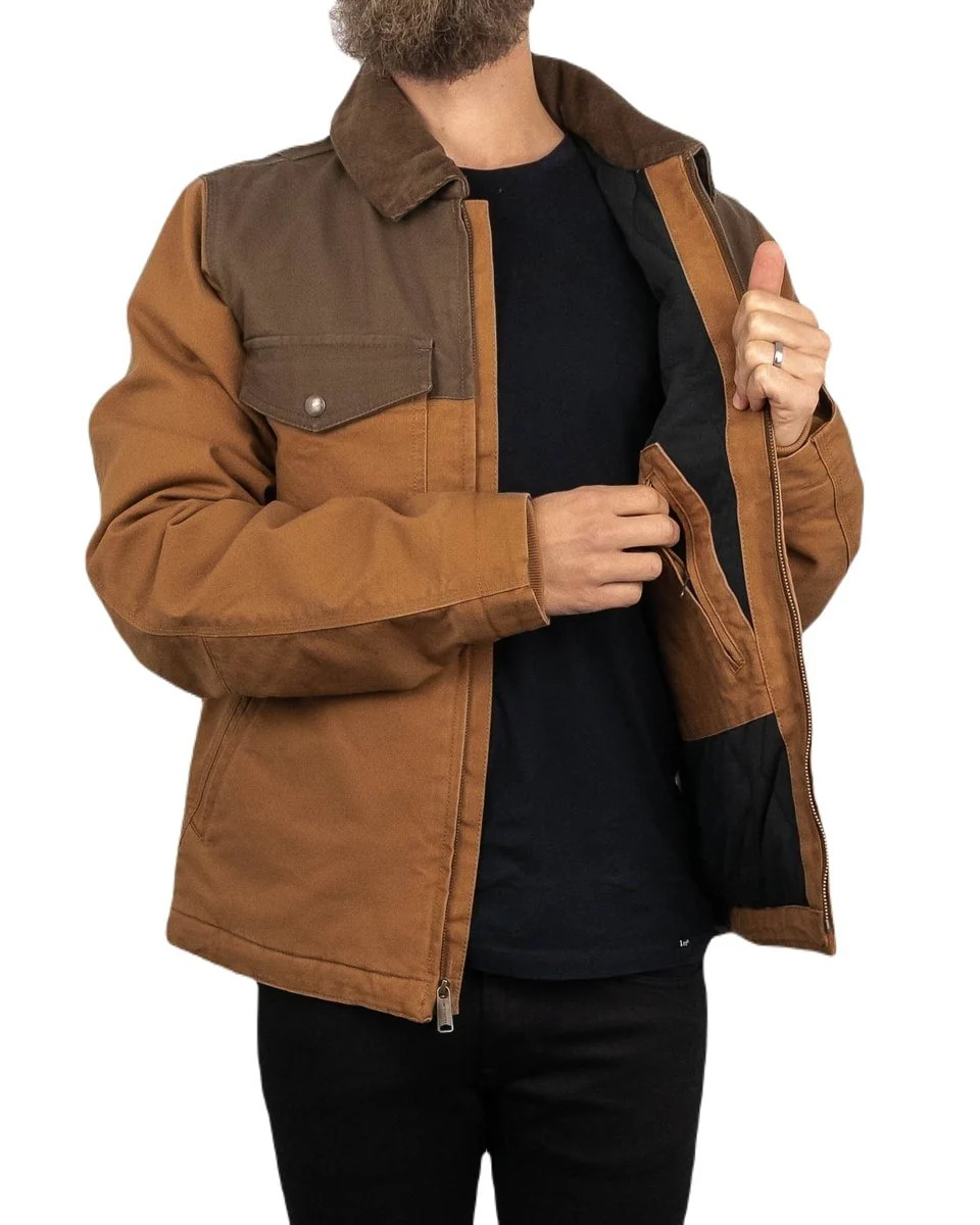 Carhartt Workwear - Montana Fodrad Jacka - Duck Canvas - Brun - Image 3