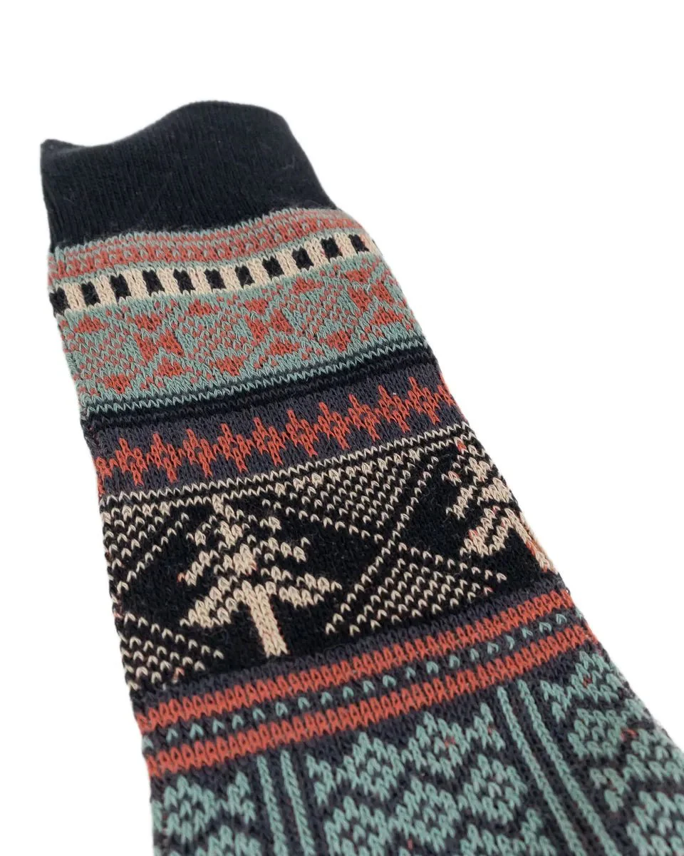 Comfysocks - Fumi - Svart - Mönstrade stumpor - Image 3