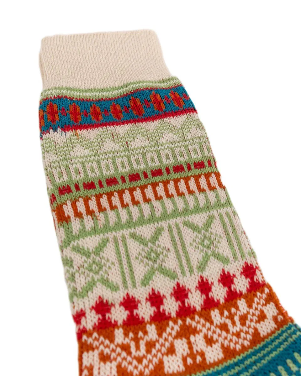 Comfysocks - Maila - Vit - Mönstrade stumpor - Image 3