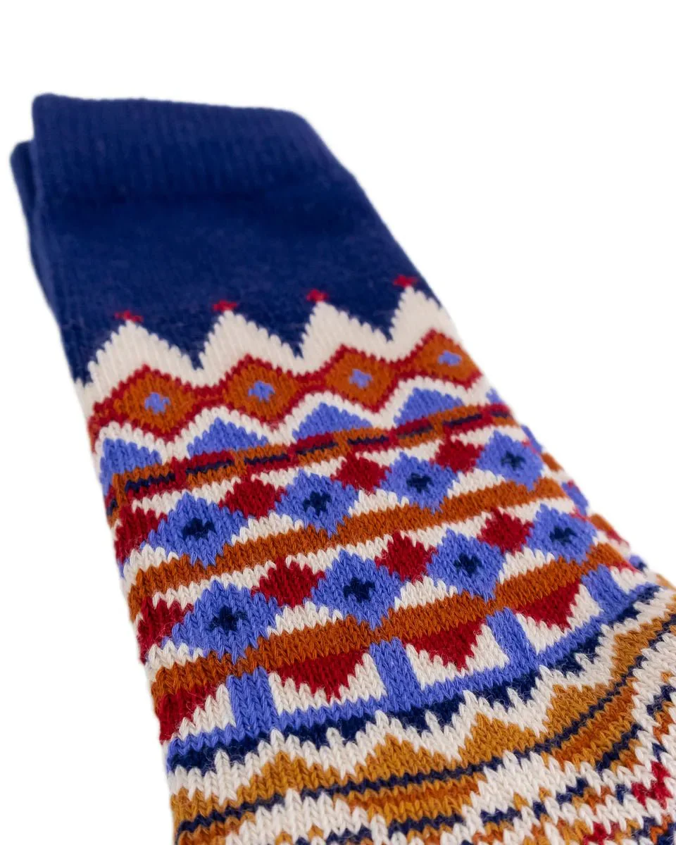 Comfysocks - Tanami - Navy - Mönstrade stumpor - Image 3