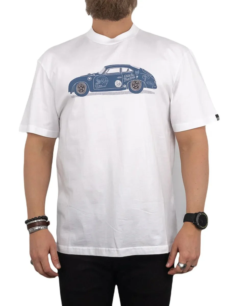 Deus Ex Machina - T-Shirt - Porsche 356 - Vit - Image 3