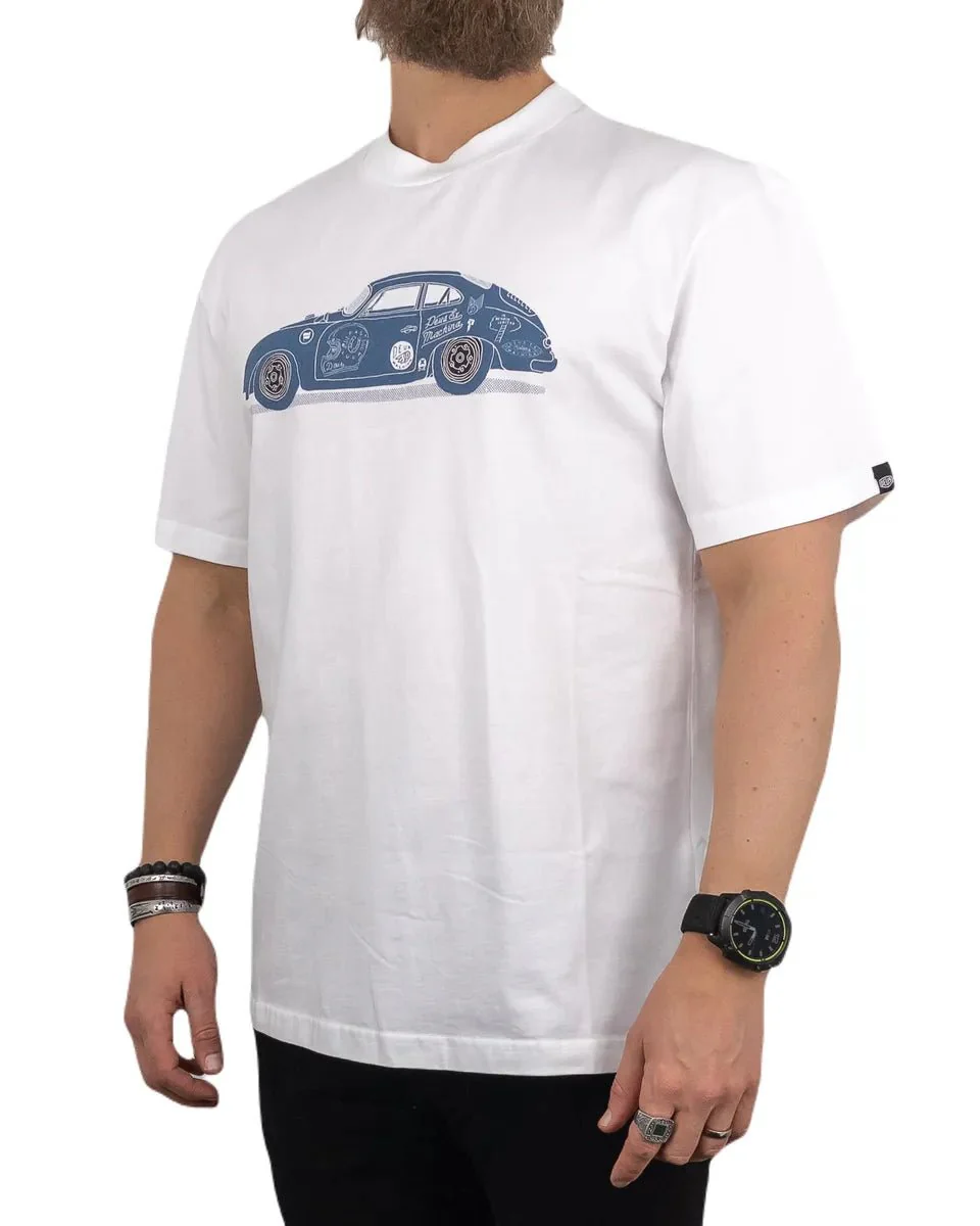 Deus Ex Machina - T-Shirt - Porsche 356 - Vit - Image 4