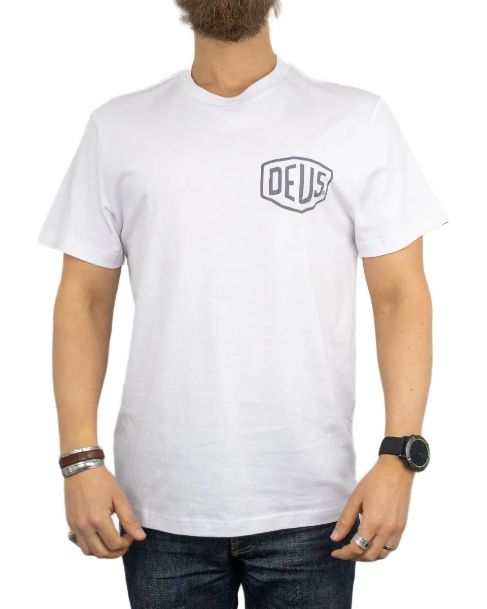 Deus Ex Machina - T-Shirt - Venice Adress - Vit