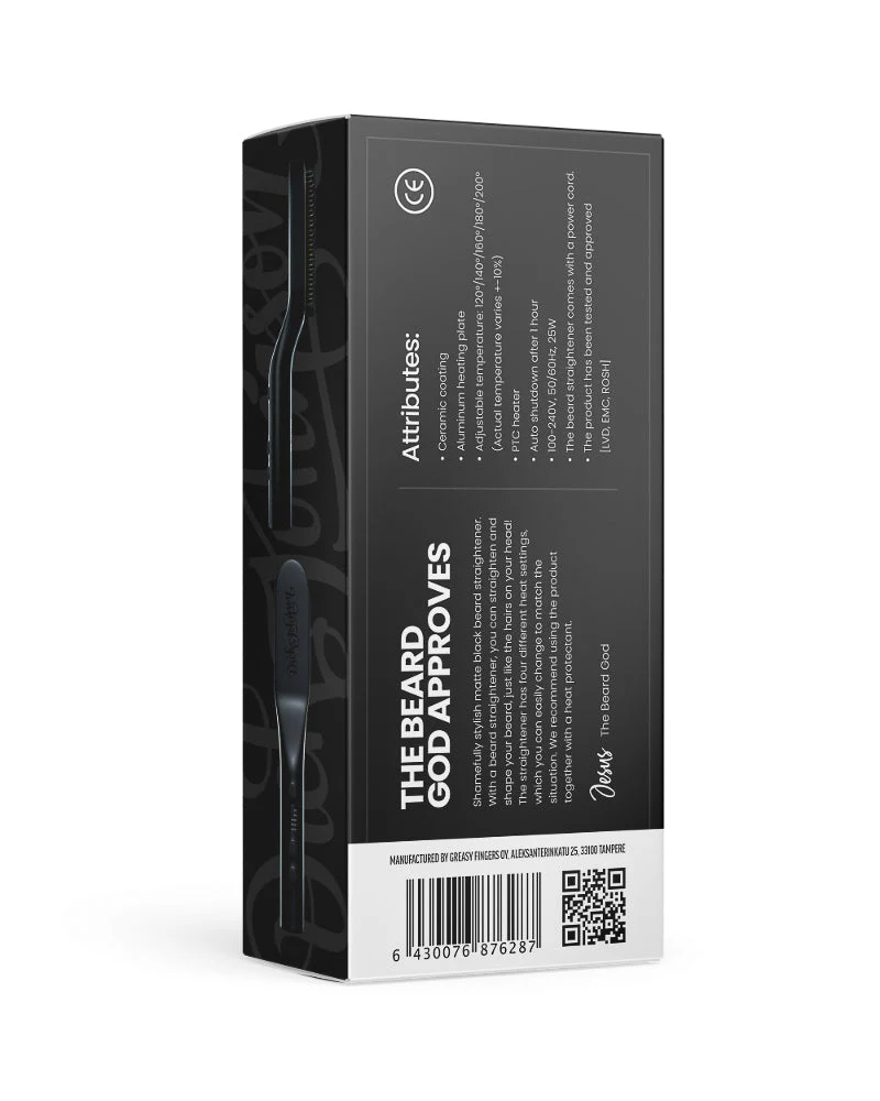 Dick Johnson - Skäggborste, plattång - Beard Straightener - Image 6