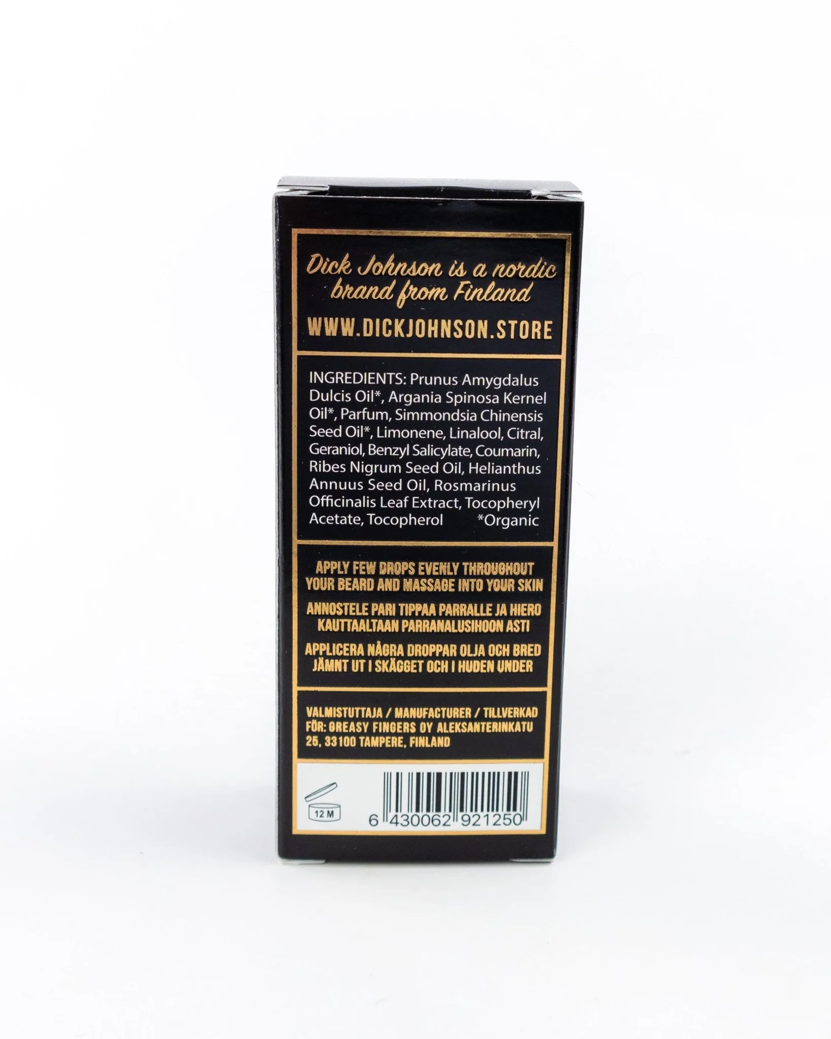 Dick Johnson - Skäggolja Whiskey & Vanilj - Snake Oil - Image 3