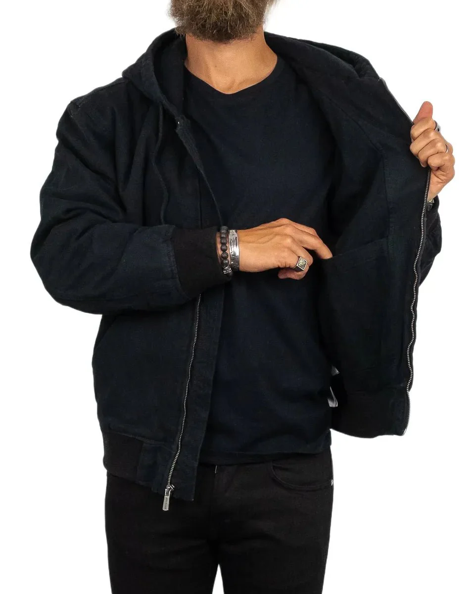 Dickies - Canvas Jacka med Luva - Hilham - Svart - Image 2