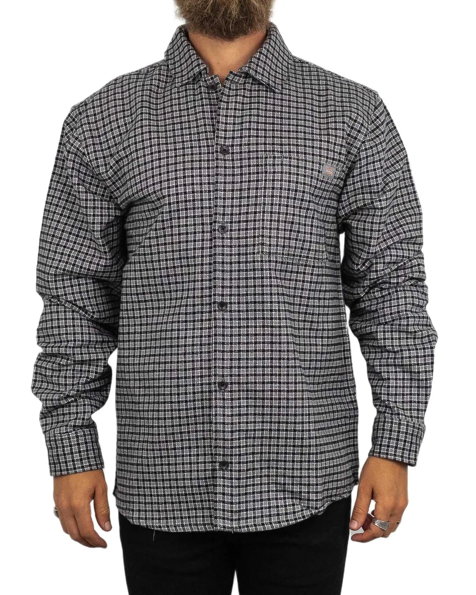 Dickies - Flanell Skjorta Rutig - Hendersonville - Grå - Image 2