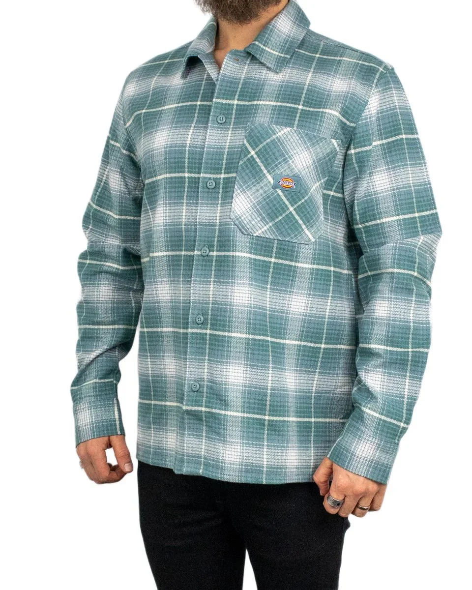 Dickies - FlanellSkjorta - Forest Check - Blå - Image 2
