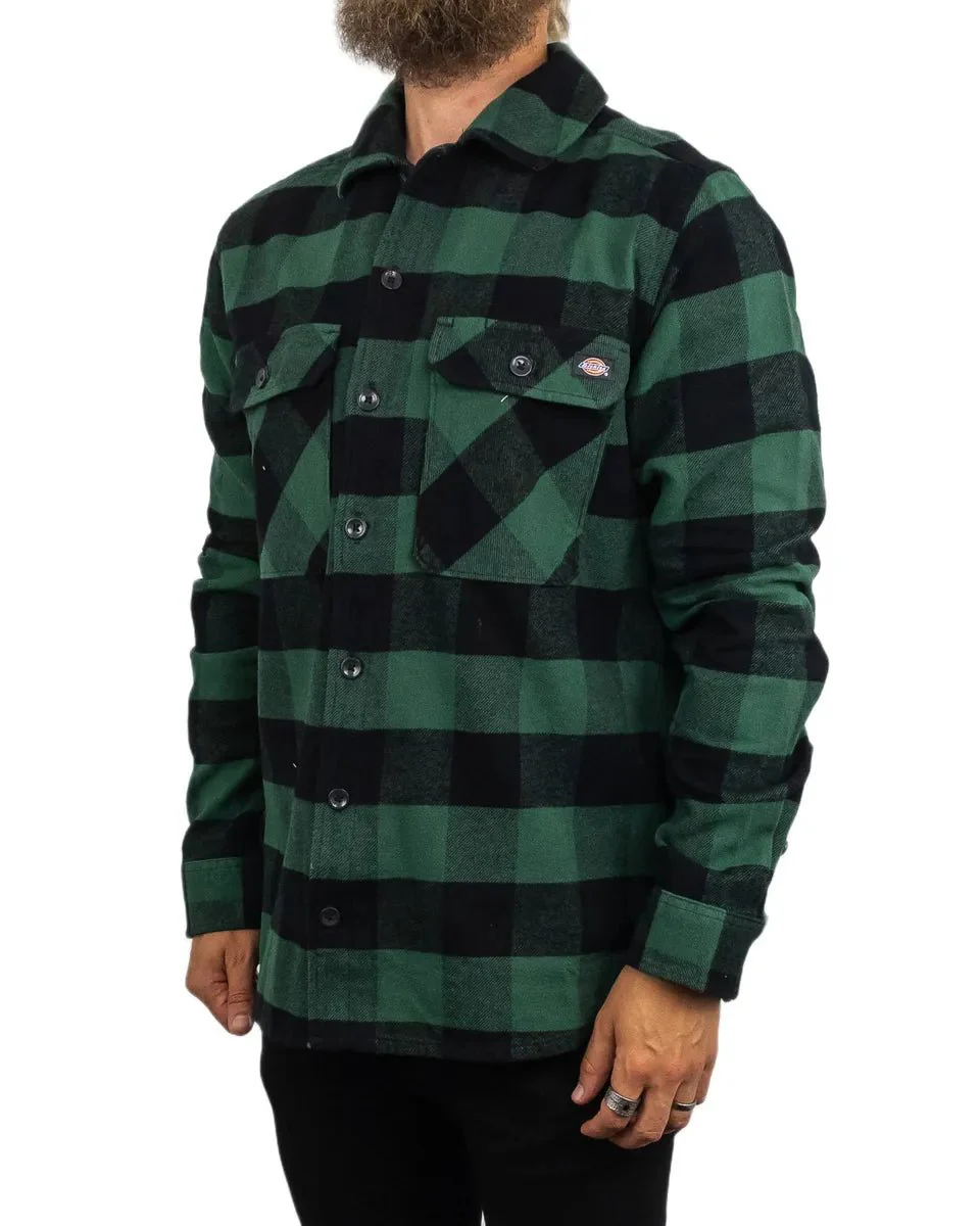 Dickies - Flanellskjorta Rutig - Sacramento Pine - Mörkgrön - Image 4