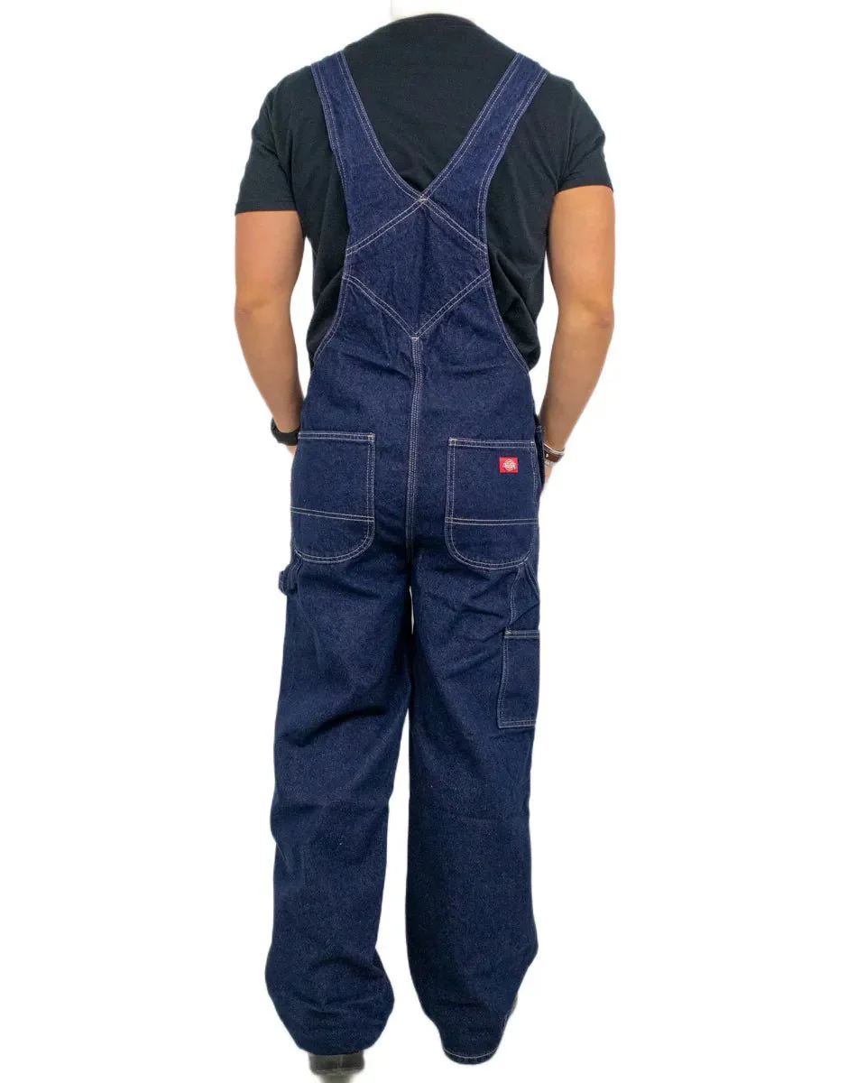 Dickies - Hängslebyxor Denim - Loose Fit - Rinsed Blå - Image 4