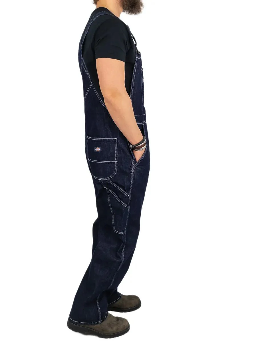 Dickies - Hängslebyxor Denim - Rinsed Blå - Image 5